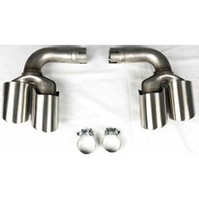 Auto Gp  Porsche Macan Egzoz Ucu Yuvarlak Krom 2018+