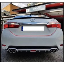 Toyota corolla difüzör arka tampon eki gri 2013+