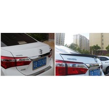 Toyota corolla bagaj üstü spoiler 2013+ siyah boyalı