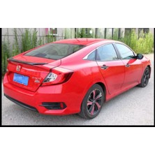 Honda civic fc5 uyumlu bagaj üstü spoiler anatomik hybrid siyah 2016+