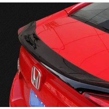 Honda civic fc5 uyumlu bagaj üstü spoiler anatomik hybrid siyah 2016+