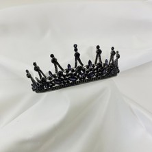 Lüks Düğün Aksesuarları Katya Mor Nişan / Kına Gelin Tacı