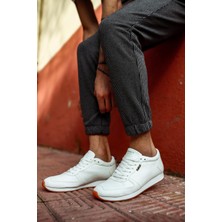 Rainon Store Günlük Beyaz Deri Erkek Sneakers