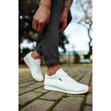 Rainon Store Günlük Beyaz Deri Erkek Sneakers