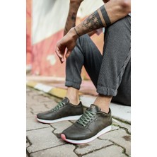 Rainon Store Günlük Haki Deri Erkek Sneakers