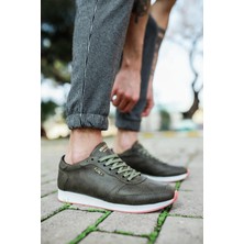 Rainon Store Günlük Haki Deri Erkek Sneakers