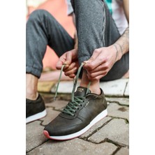 Rainon Store Günlük Haki Deri Erkek Sneakers