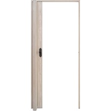 Faran Dekorasyon 160 x  215 Akçaağaç Renk Camlı Pvc Akordiyon Katlanır Kapı - Frnakmodel-101