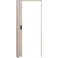 Faran Dekorasyon 87 x  230 Akçaağaç Renk Camsız Pvc Akordiyon Katlanır Kapı - Frnakmodel-111