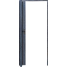 Faran Dekorasyon 87 x  230 Antrasit Renk Camsız Pvc Akordiyon Katlanır Kapı - Frnakmodel-112