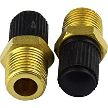 Sharplace 2Pcs 1/8 "Npt Mpt Pirinç Hava Kompresör Tank Doldurma Valfi (Yurt Dışından)