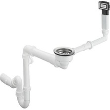 Hansgrohe S510-U660 Tezgah Altı Granit Eviye 660 Taş Grisi+ Manuel Sifon