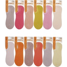 Dündar 6876 Dündar Plus Bayan Modal Sneaker 6 Lı Renkli