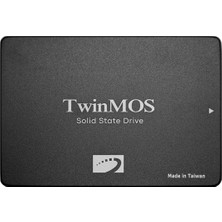 Twinmos 512GB 2.5" Sata3 SSD (580MB-550MB/S) Tlc 3dnand Grey (TM512GH2UGL)