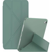 TEKNETSTORE Apple Ipad 10. Nesil 2022 10.9 Inç Kılıf Kalem Bölmeli Silikon Standlı Kılıf Origami