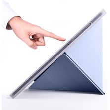 TEKNETSTORE Apple Ipad 10. Nesil 2022 10.9 Inç Kılıf Kalem Bölmeli Silikon Standlı Kılıf Origami