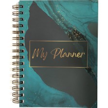 Fly Color A5 Süresiz Planlayıcı Ajanda My Planner Gold Iç Cepli