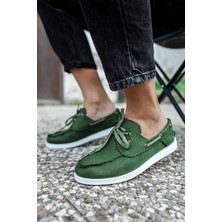 Rainon Store Yeşil Keten Casual Ayakkabı