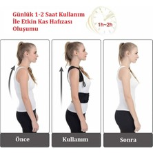 Ankaflex Duruş Korsesi Kadın Erkek Sırt Duruş Bozukluğu Manyetik Bel Dik Korsesi
