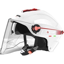 Louisee Dört Mevsim Anti-Uv Işık Kapak Çift Lens Kask (Yurt Dışından)