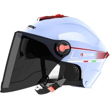 Louisee Dört Mevsim Anti-Uv Işık Kapak Çift Lens Kask (Yurt Dışından)
