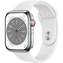 Apple Watch Series 8 Gps Cellular 41MM Silver Stainless Fiyat