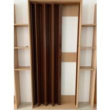 Dekoraks Akordeon Kapı Kibar Modeli, Ahşap Desenli, 84X216