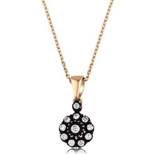 İryum Elmas Gül Kolye (No: 0)