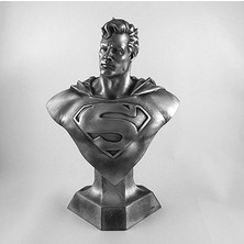 Superman Büstü 10 cm Dekoratif Tasarım Süperman Figürü
