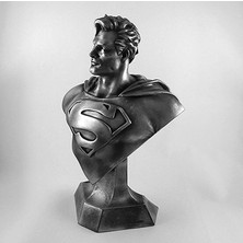Superman Büstü 10 cm Dekoratif Tasarım Süperman Figürü