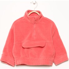 U.S. Polo Assn.  Düz Kız Çocuk Kırmızı Sweatshirt Kaısedkıds