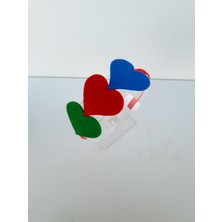 Kalben Accessories Kalp Tasarım Çocuk Saç Tacı, Çocuk Saç Taç, Çocuk Taç, Çocuk Saç Toka, Tarz Çocuk Taç