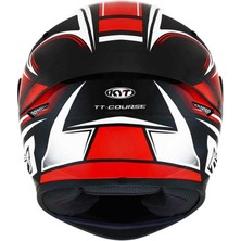 Kyt Tt-Course Kask Tourıst Kırmızı Fluo