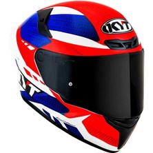 Kyt Tt-Course Kask Gear Mavi Kırmızı