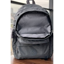 Nemo Bags  Gri Sırt Çantası Okul Çantası Laptop ve Seyahat Çantası Su Geçirmez Spor Çanta