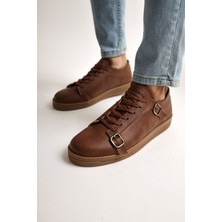 Fusem CH191 Ckt Side Buckle Erkek Ayakkabı Taba