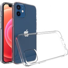 Dijimedia iPhone 12 Kılıf Deluxe 2mm Şeffaf Silikon