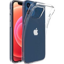 Dijimedia iPhone 12 Kılıf Deluxe 2mm Şeffaf Silikon