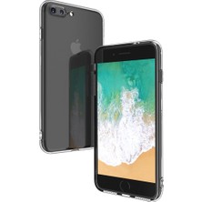 Dijimedia iPhone 8 Plus Kılıf Deluxe 2mm Şeffaf Silikon