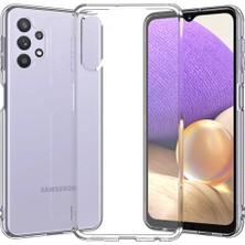 Dijimedia Samsung Galaxy A32 Kılıf Deluxe 2mm Şeffaf Silikon