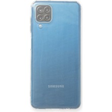 Happycase Samsung Galaxy M12 Kılıf Deluxe 2mm Şeffaf Silikon