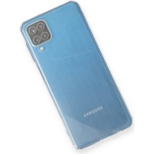 Happycase Samsung Galaxy M12 Kılıf Deluxe 2mm Şeffaf Silikon