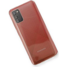 Happycase Samsung Galaxy A02S Kılıf Deluxe 2mm Şeffaf Silikon