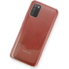 Happycase Samsung Galaxy A02S Kılıf Deluxe 2mm Şeffaf Silikon