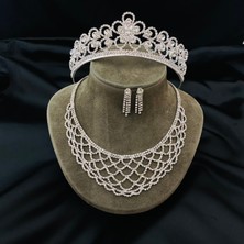 Lüks Düğün Aksesuarları Yonca Set Nişan / Kına Aksesuarları