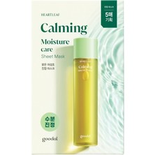 Goodal Heartleaf Calming Mask - Houttuynia Cordata Özlü Dinlendirici Yüz Maskesi (5 Adet)