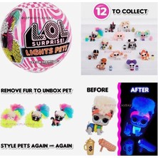 L.o.l. Surprise! Simli ve Işıklı L.o.l. Neon Bebekler 8 Sürpriz Lights Glitter LLUB4000 (Yurt Dışından)