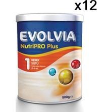 Evolvia Nutripro Plus 1 Bebek Sütü 800 gr 12 Adet