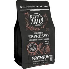 Keyfizad Kavrulmuş Espresso Çekirdek Kahve 250 gr