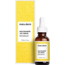 Maru.derm Niacinamide%10 + Hyalüronik Asit + Panthenol Cilt Bakım Serumu 30 ml